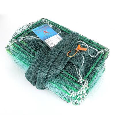 China PE/Nylon Long Trap Fishing Multifilament Cage High Strength Cast Cage Fish Farming Real Sale Shrimp Trap Rabid Crabs for sale