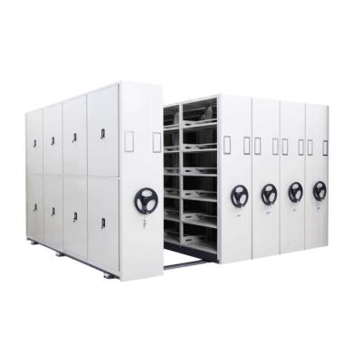 China Corrosion Protection Compact Steel Metal Movable Shelving System for sale