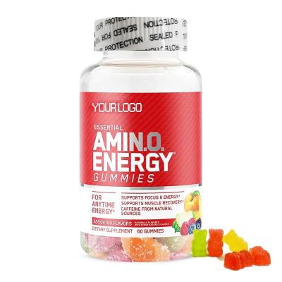 China Health Food OEM Amino Energy Gummies Pre Workout Gummies Focus Muscle  Energy Booster Gummies for sale