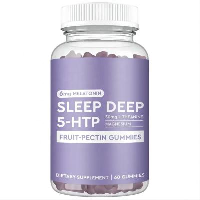 China Health Food Private Label Sleep Deep Aid Gummies With 5-HTP Melatonin Gummy Candy for sale