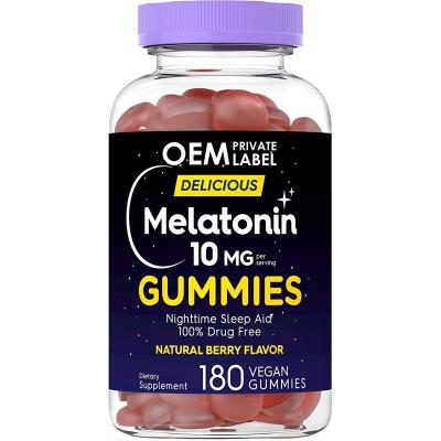 China Health Food Dietary supplement sleep care vegan melatonin gummies for relaxation and sleep for sale