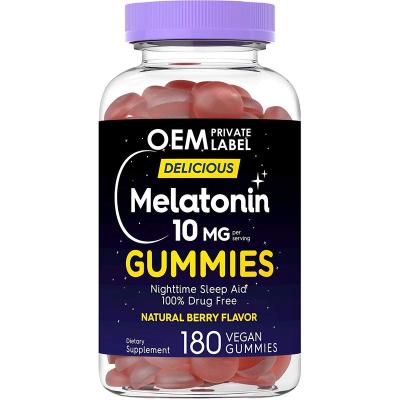 China Health Food Daily health care supplement vegan melatonin gummies for relaxation and sleep for sale