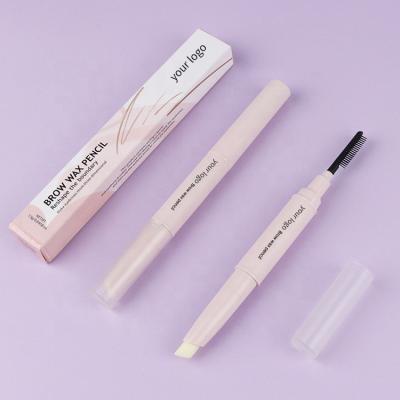 China Low MOQ Waterproof Soap Pen Custom Private Label Forehead Eyebrow Shaping Soap Eyebrow Shaping Soap Pen for sale