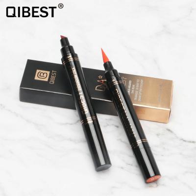 China Waterproof Durable Waterproof Pencil Double End Coating Eye Liquid Eyeliner With Eyeliner Stamp for sale