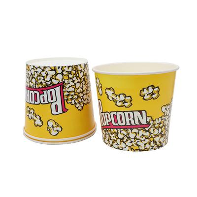 China Custom Printed Disposable Chicken Popcorn Wrapper Disposable Take Out Bucket for sale