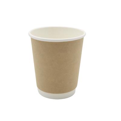 China 12 oz Disposable Custom Wallpaper Packing Fast Food Coffee Double Cups for sale