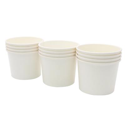 China Disposable Custom Printed Mini 6oz Ice Cream Paper Cups With Dome Lids With Logo for sale