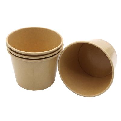 China Custom Copy Disposable 32oz Ice Cream Paper Cup Soup Container Supply Container For Soup Container for sale