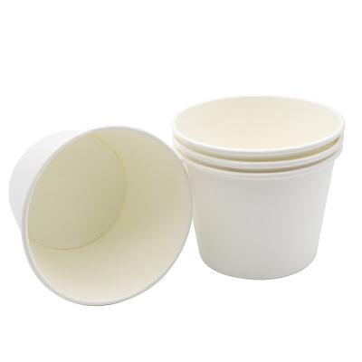 China Wholesale Disposable Soup Container Food Cup Hot Ice Cream Paper Cup For By Use for sale