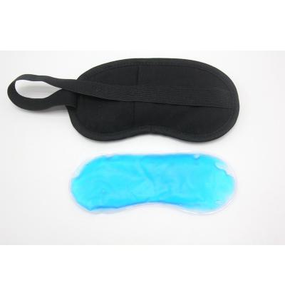 China Anti-Puffiness Wholesale Ice Cool Soothing Gel Eye Mask Relaxing Shade Cover Sleep Mask With Separable Gel Cooling Eye Pad Hot Cold Pack for sale