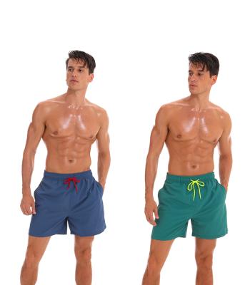 China Sustainable Sales Promotion Mens Casual Shorts Beach Shorts With Elastic Waistband And Drawstring for sale