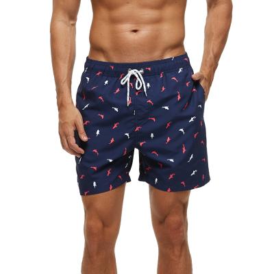 China Breathable Ready To Ship Mens Swim Board Short Beach Trunks Shorts 100% Polyester for sale