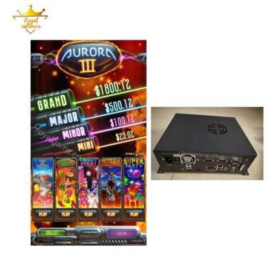 China Latest 2022 Metal Skill Game AURORA 3 Jackpot Games Slot PCB Board Slot Game Machine For Sale for sale