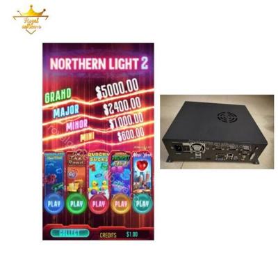 China Metal Cabinet Light North Multi Skill 2 Slot Game 5 In 1 Circuit Board Casino Slot Game Machine for sale