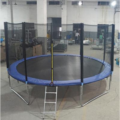 China With Protective Net 14 Ft Fitness Trampoline With Outdoor Ladder Trampoline For Kids for sale