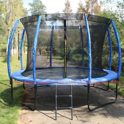 China With New Design Protective Trampoline Outdoor Round Net 10FT Trampoline With Ladder for sale