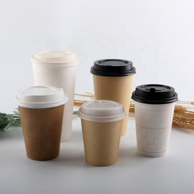 China Disposable Single Wall Compostable 100% Plant Based PLA Insulated Hot Cup And Lid Set 8oz Paper Cup for sale