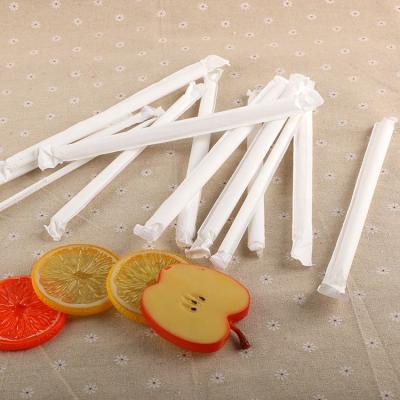 China Traditional Factory Direct Sale 11*240mm Bubble Tea Straw PLA Material Straw for sale