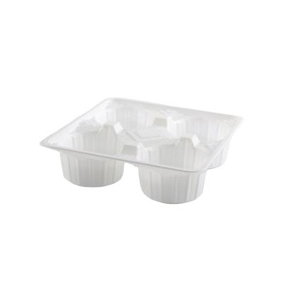 China Disposable Factory Directly Sell PP Material 4 Plastic Cup Holder Cups for sale