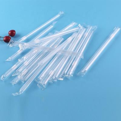 China Different Colors Disposable Beverage Plastic Drinking Bent Straw for sale