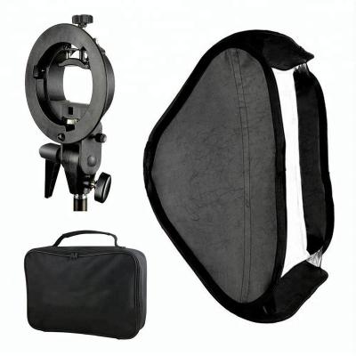 China 50x50cm Portable Folding Softbox Easy Fold Softbox Photo Studio with Speedlite Bracket Snap Mount and Carrying Case SB109 for sale