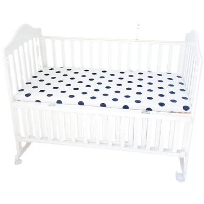 China Custom Print Cotton Baby Crib Sheets Blanket Bamboo Fitted Baby Anti-static Sheets OEM Super Soft Baby Crib Sheets for sale