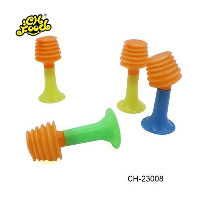 China China Manufacturer Plastic Small Hand Press Horn Plastic Trumpet Toys for sale