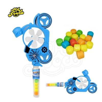 China Wholesale Toy Motorbike Toy Cheap Plastic Toy With Mini Candy Inside Cartoon Toy Windmill Motorcycle for sale