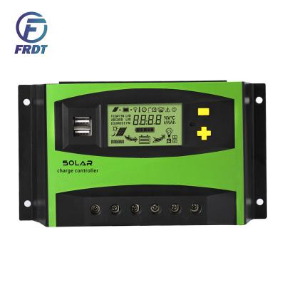 China Charger New 40a PWM Controller FRDT Solar Panels Charge Controller 12v 24v 48v Auto for Lead Acid Battery Charging Controller for sale