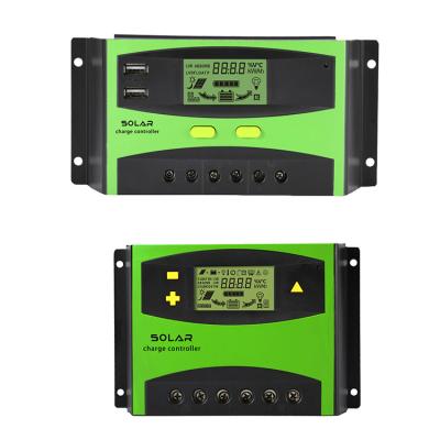 China Charger Controller Factory Price 12V 24V Solar Charge Controller For Grid 20A 30A 40A 50A 60A PWM Solar Charge Controller for sale