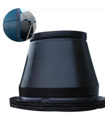 China ABS Super Cone Fender Coupling For Ship Side China Hot Selling Rubber Buffer for sale