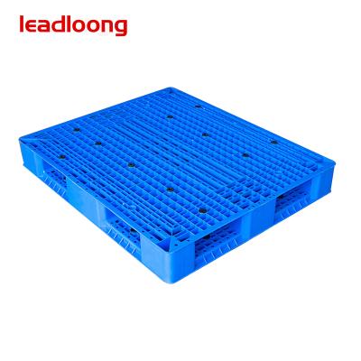 China Industrial Heavy Duty 4 Way Reversible Double Sided Double Faced Warehouse Use Stackable Cheap Plastic Pallet for sale