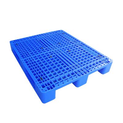 China Four Way Entry Rackable 1200*1000*150MM Single Faced Rack Load 1.5ton Plastic Pallet For Warehouse Rack Use for sale