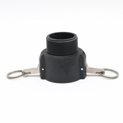 China Oil Camlock Quick Coupling 2 Inch B Type Camlock Quick Coupling Male Plastic Adapter For IBC Tank Ibc Container for sale