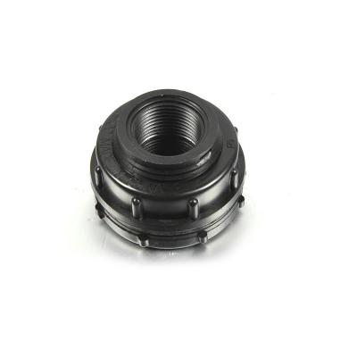 China Plastic Plastic Bulkhead Tank Fitting NPT Threaded Pipe Fitting for sale