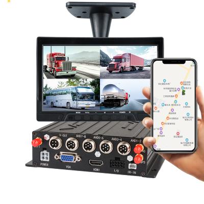 China Safe Camera 960P 1080P MDVR 4G WiFi GPS Parking 4 CH 8 Channels Car DVR Mobile DVR for sale