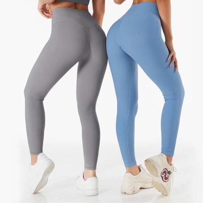 China Wholesale Workout Gaiters High Waist Butt Lift Gaiters Breathable Crotchless Yoga Pants For Women for sale