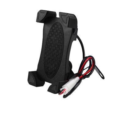 China Hold Cell Phones and Charging Cell Phones Power Motorcycle USB Phone Holder Bike Cell Phone Charger Mount Motorcycle Phone Charger Charging Stand for sale