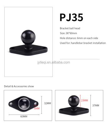 China Motorcycle Accessories 30*60MM Main Handlebar Base Ball Motorcycle Phone Holder for sale