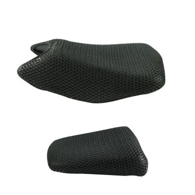 China Heat Insulation Motorcycle Sunscreen 3D Polyester Mesh Seat Cushion Cover Motorcycle Breathable Polyester Seat Cover for sale