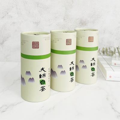 China Biodegradable Packaging Tea Coffee Vouchers Gifts Paper Box With Food Grade Paper Tubes for sale