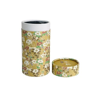 China Food Grade Biodegradable Paper Cylinder Tubes Free Sample Packaging Tea Coated Paper Tubes Packaging for sale