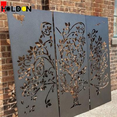 China Modern Laser Cut Facade Decorative Aluminum Screen Metal Panel Aluminum Wall Screen Panels for sale