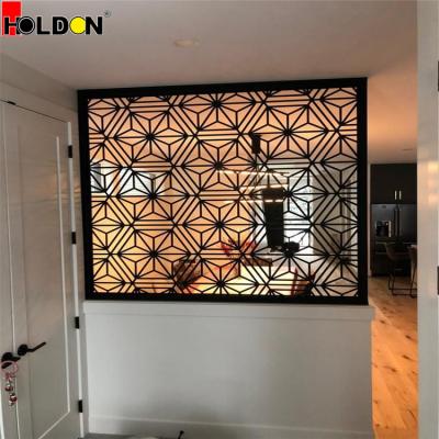 China Modern Aluminum Decorative Perforated Screen Laser Cut Plated Metal Facade Curtain Wall for sale