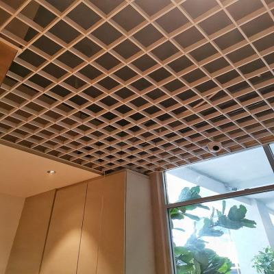 China Built-in Ceilings Wedding Hell Aluminum Cells Exposed Open Grid elextrician Suspended Ceiling for sale