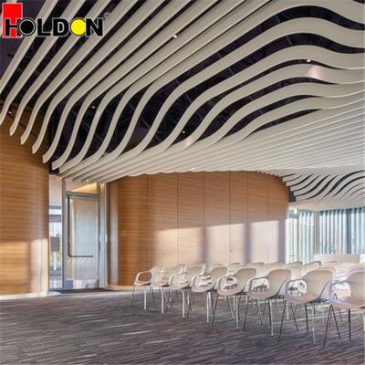 China Artistic Modern Wooden Ceilings 100*25mm PVC Ceiling Panel For Interior Decoration for sale