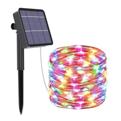 China Solar Panel Type Holiday Lighting 24M Solar Christmas Tree Lights Outdoor Garden Fairy Solar Led String Lights For Party Wedding Home Decoration for sale