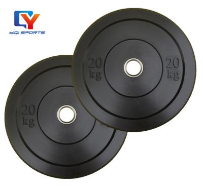 China YIQI Universal Hot Selling Black And Weight Color High Quality Wear Resistant Rubber Bumper Plate for sale