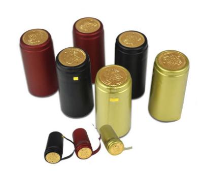 China Hiwin Wine Shrink Capsule Customize Logo PVC Capsule Shrink Heat Shrinkable PVC Capsul Vin zu verkaufen