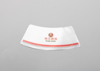 中国 Customized high quality printing gold foil embossed beer red wine self adhesive label with your logo 販売のため